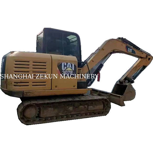 ماشین حفاری استفاده شده زلینوئید Cat307 ژاپنی با موتور توربو Cat C2.6 DI