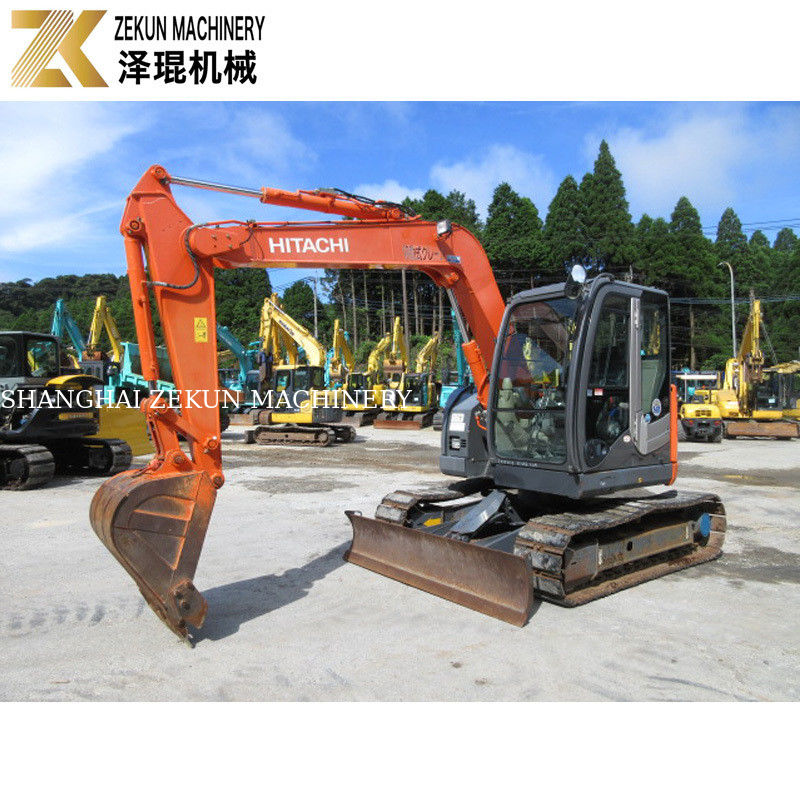 مینی حفاری ژاپنی استفاده شده Hitachi ZX 60 65 70 75 با 2001-4000 ساعت کار