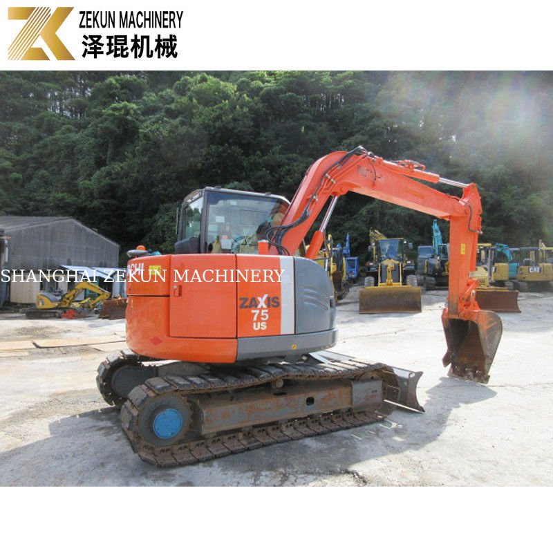 مینی حفاری ژاپنی استفاده شده Hitachi ZX 60 65 70 75 با 2001-4000 ساعت کار