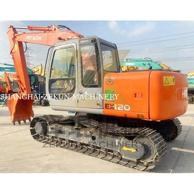 ماشین حفاری مینی هیتاشی ZX120-5 ZX120-6 دست دوم با 7420 ساعت کار