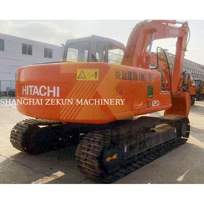 ماشین حفاری مینی هیتاشی ZX120-5 ZX120-6 دست دوم با 7420 ساعت کار