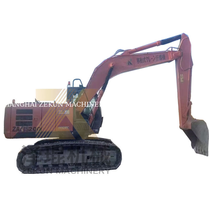 حفاری استفاده شده Hitachi ZX200-5G از ژاپن با وزن 20 تن و سیلندر