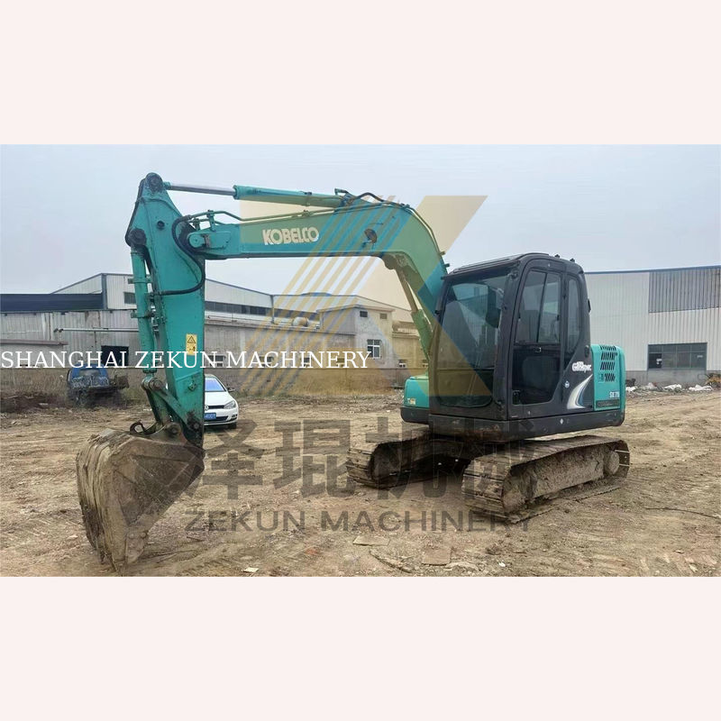 0.4m3 ظرفیت سطل 2017 استفاده شده Kobelco 907 E307D Sk75 Sk75-11 حفاری در شانگهای