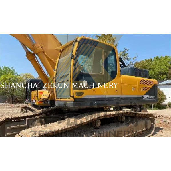پمپ هیدرولیکی استفاده شده هیوندای R385 R385-9 R385LC-9T در وضعیت عالی در شانگهای