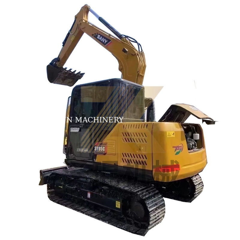 سایر حفاری های هیدرولیک با سیلندر استفاده شده Sany SY95C Pro با ظرفیت سطل 0.39 m3