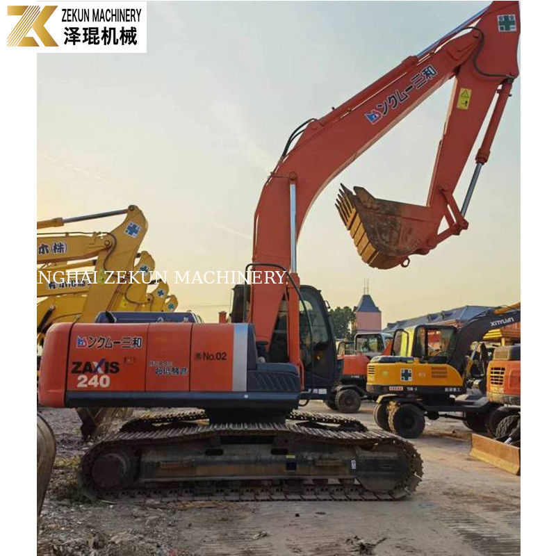 24 تن استفاده شده Hitachi ZX240 Excavator دریچه هیدرولیک اصلی 132KW ZX60 ZX70 ZX120
