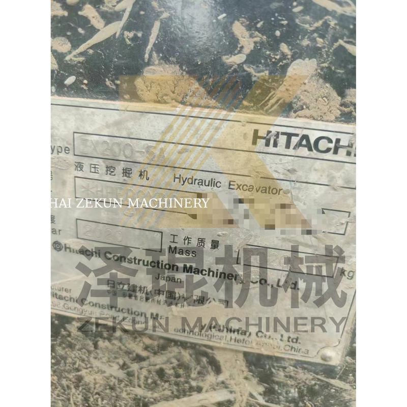 4475 ساعت کار استفاده شده Hitachi ZX200 ZX200-3 ZX200-6 Excavator Crawler برای ساخت و ساز