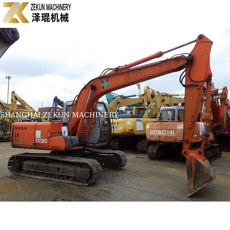 هيتاشي EX120 Excavator EX 120-5 با ساعات کم و 11793 KG وزن ماشین 60.5Kw