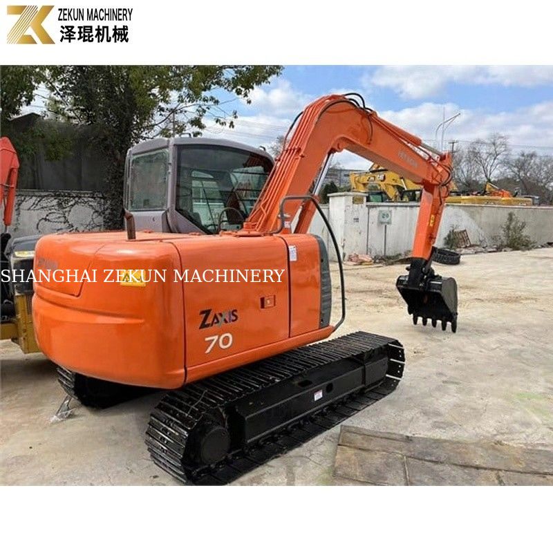 حفاری استفاده شده Hitachi ZX70 با پمپ هیدرولیک اصلی و 2001-4000 ساعت کار