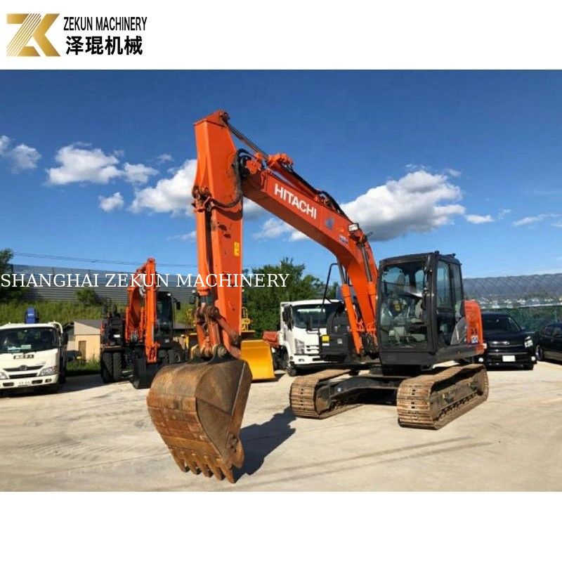 حفاری 12 تن استفاده شده Hitachi ZX120 حفاری ZX120-6 با سیلندر هیدرولیک اصلی