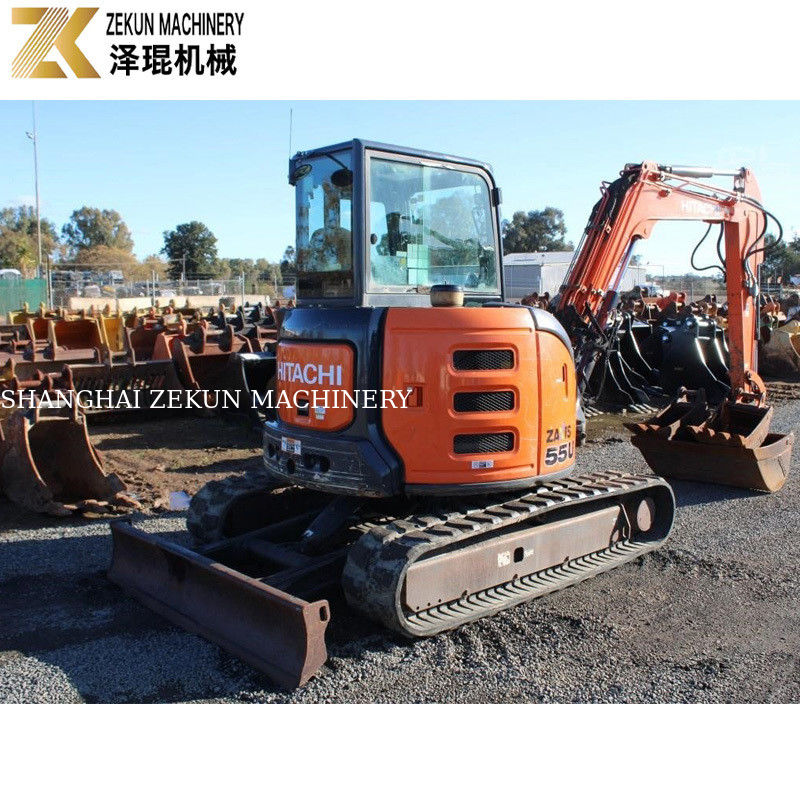 کاوشگر حرکت پذیر نوع خزنده نوع Hitachi ZX55-5A با ظرفیت سطل 0.19m3