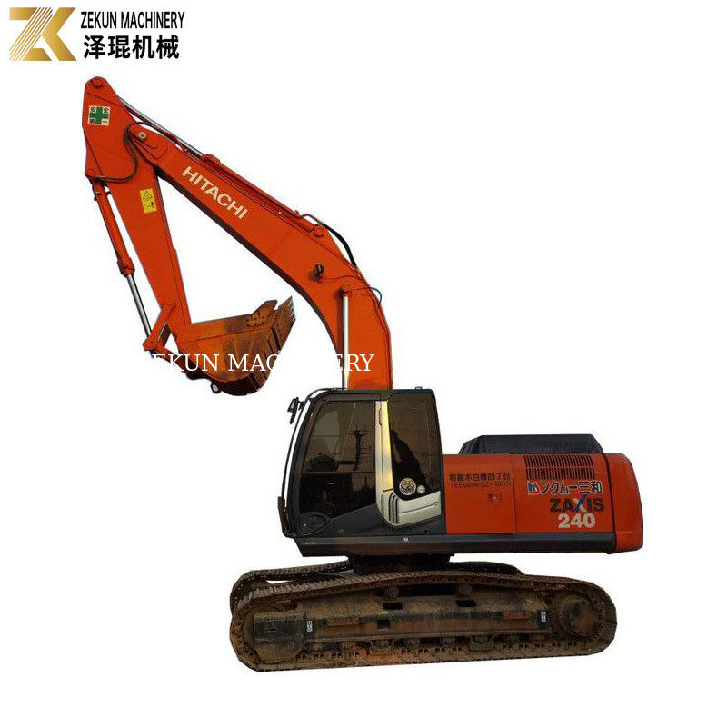 ماشین حفاری استفاده شده هیتاچی ZX240 24 تن ژاپن اصلی 2011 سال 2001-4000 ساعت کار