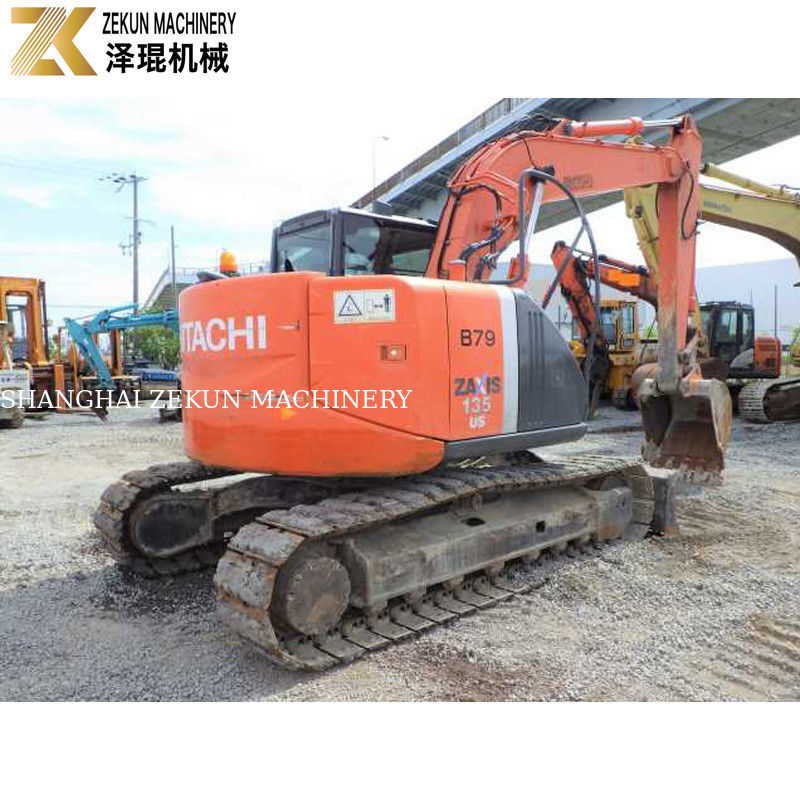 کاوشگر اصلی ژاپن Hitachi ZX135US با پمپ هیدرولیک اصلی و خزنده