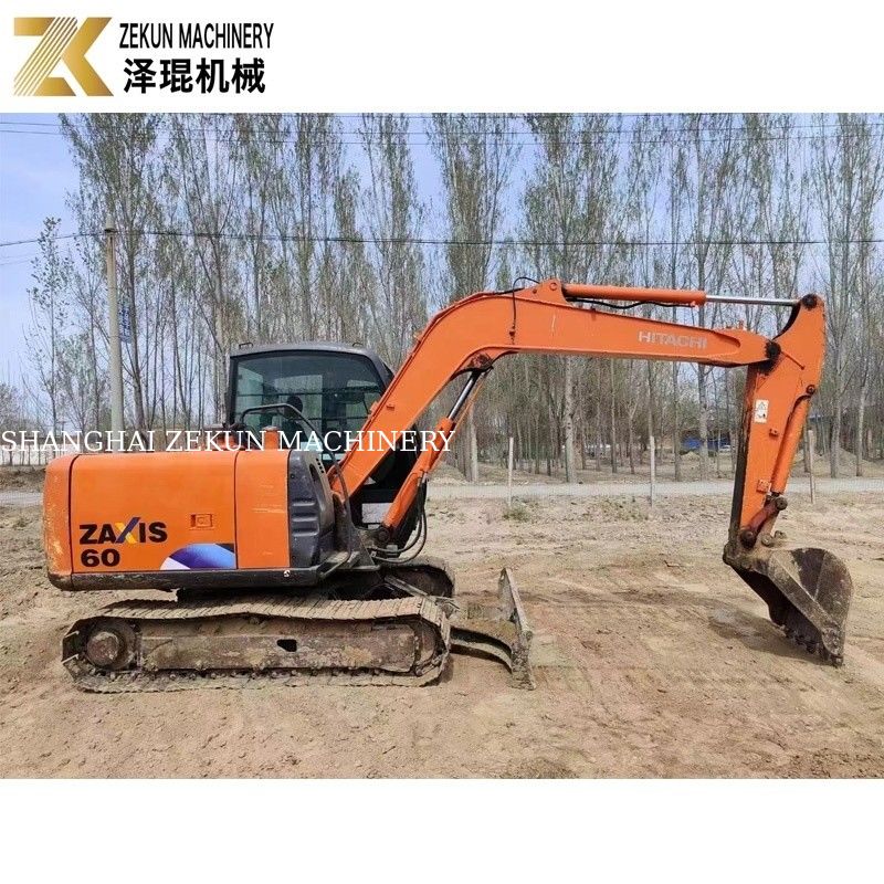 حفاری دستی Hitachi ZX60 Excavator Crawler 0.22m3 ظرفیت سطل سال 2013