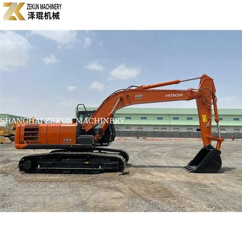 حفاری متوسط ZX220LC با 22 تن استفاده شده برای حفاری ساختمانی Hitachi 220