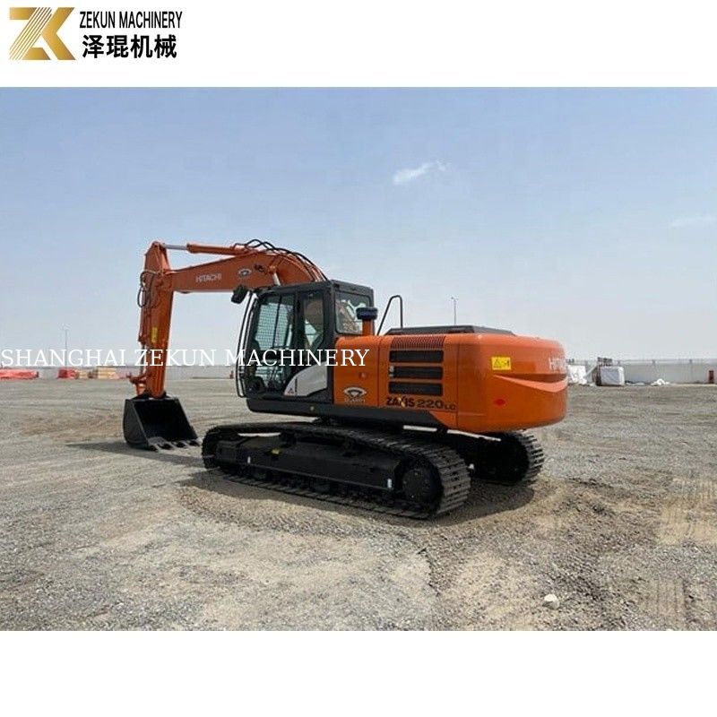 حفاری متوسط ZX220LC با 22 تن استفاده شده برای حفاری ساختمانی Hitachi 220