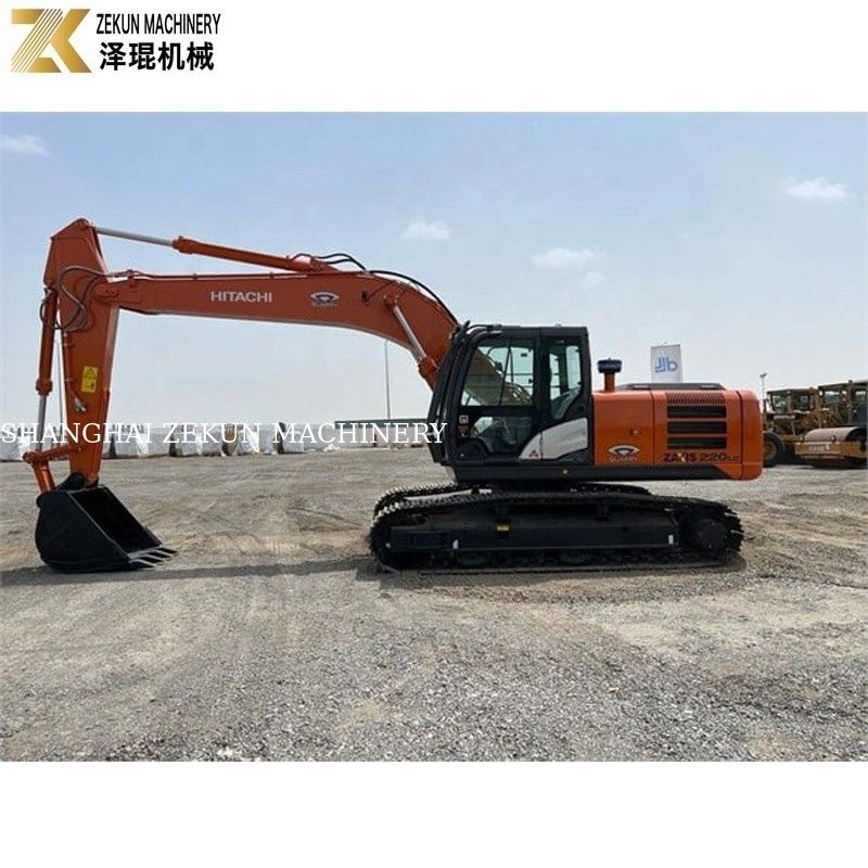 حفاری متوسط ZX220LC با 22 تن استفاده شده برای حفاری ساختمانی Hitachi 220