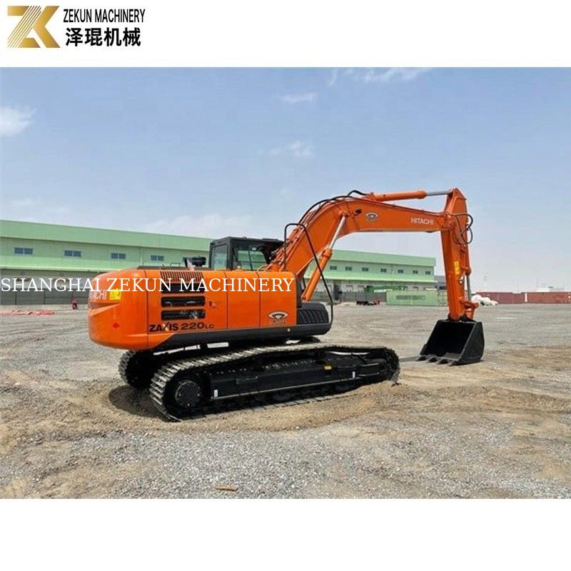 حفاری متوسط ZX220LC با 22 تن استفاده شده برای حفاری ساختمانی Hitachi 220