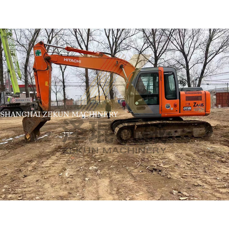 4001-6000 ساعت کار هیتاچی ZX120-6 مینی حفاری دست دوم با موتور ISUZU