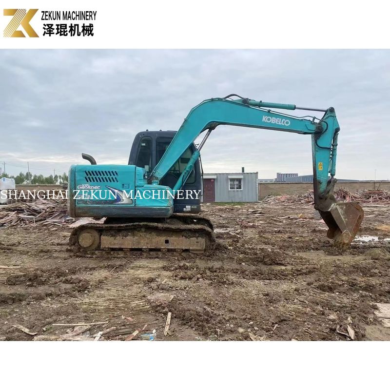 2017 استفاده شده کوبلکو SK75-8 7.5 تن حفاری ژاپنی طراحی اصلی