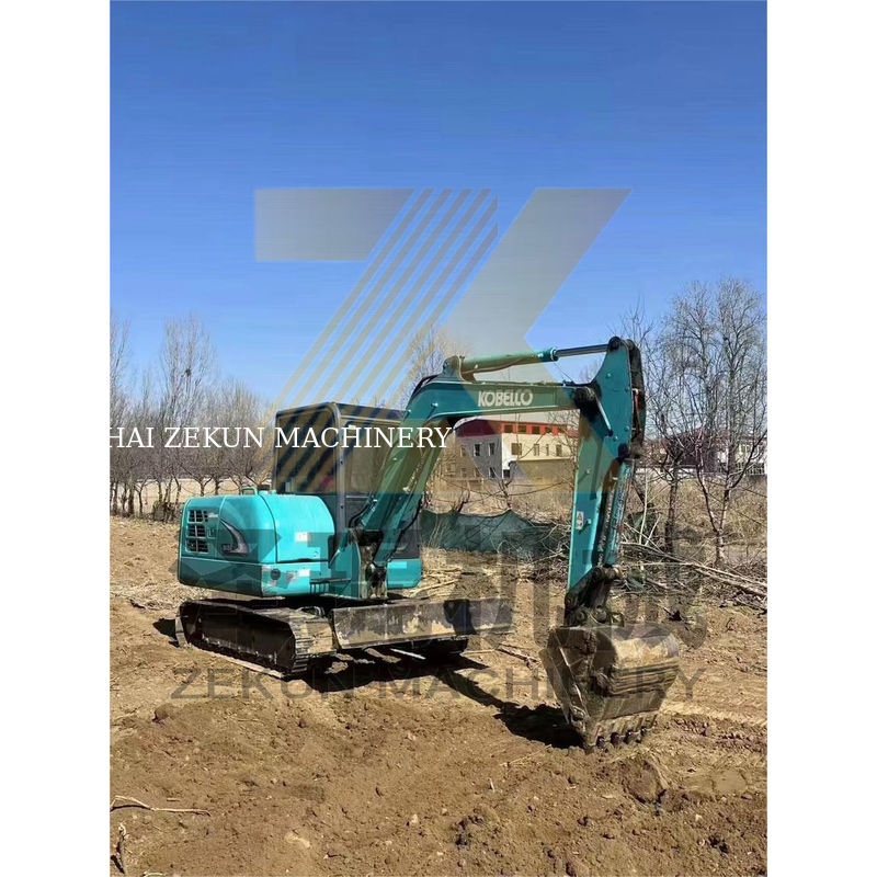 حالت خوب استفاده شده کوبلکو SK60-3/5/8/10 مینی حفاری 6 تن با 35.5KW قدرت
