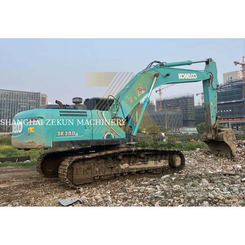 حالت خوب Kobelco SK350LC 8 حفاری با ظرفیت 1.6 m3 سطل و موتور HINO