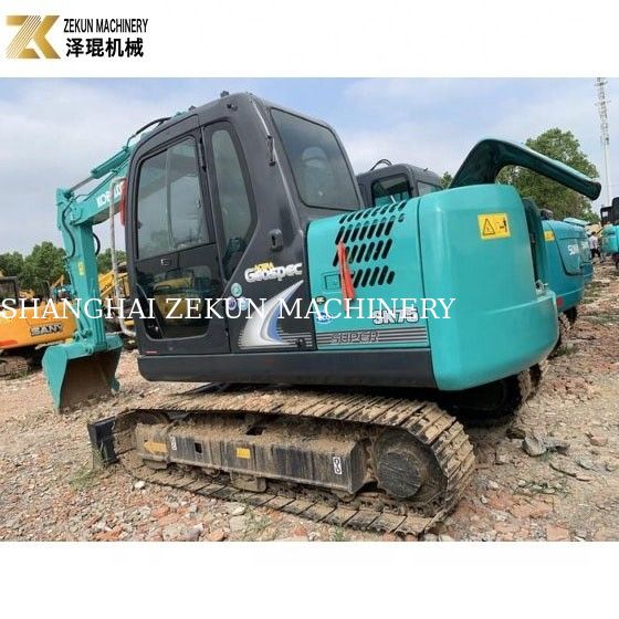 مینی حفاری 7 تن Kobelco SK 75 SR UR با موتور ISUZU و پمپ هیدرولیک اصلی