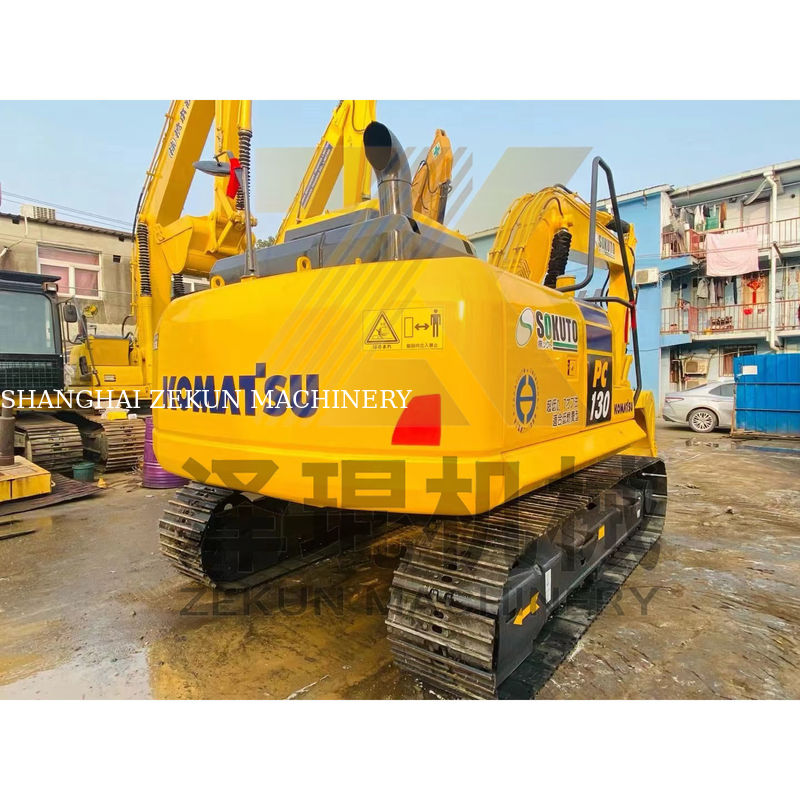 ماشین حفاری 13 تن استفاده شده Komatsu PC130-7 حفاری در شانگهای دریچه هیدرولیک دیگر