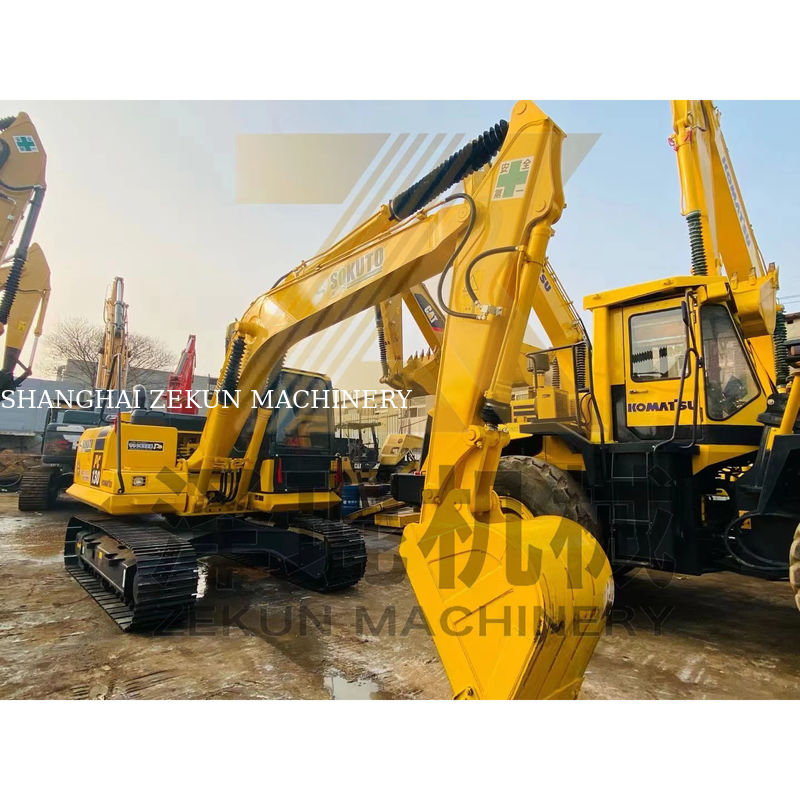 ماشین حفاری 13 تن استفاده شده Komatsu PC130-7 حفاری در شانگهای دریچه هیدرولیک دیگر