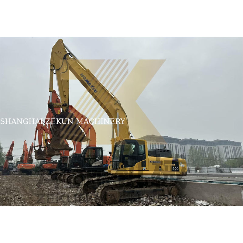 استفاده شده دست دوم Komatsu Excavator 400 PC400 PC400-8R Digger سال 2015 ژاپن ساخته شده