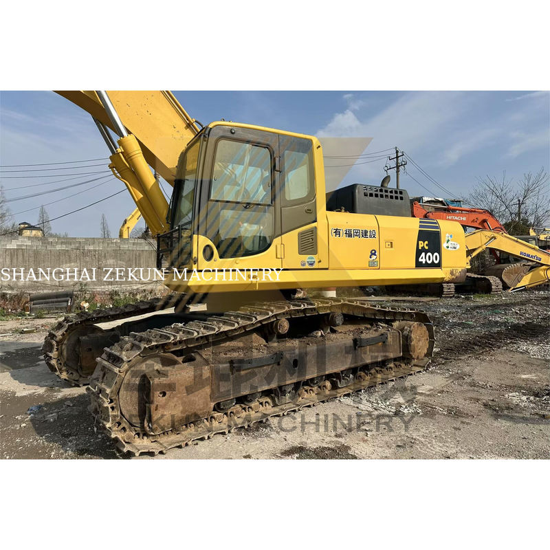 استفاده شده دست دوم Komatsu Excavator 400 PC400 PC400-8R Digger سال 2015 ژاپن ساخته شده