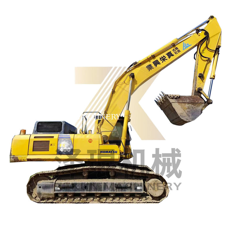40 تن حفاری استفاده شده Komatsu PC400-7 حفاری در شانگهای 4000-6000 ساعت کار