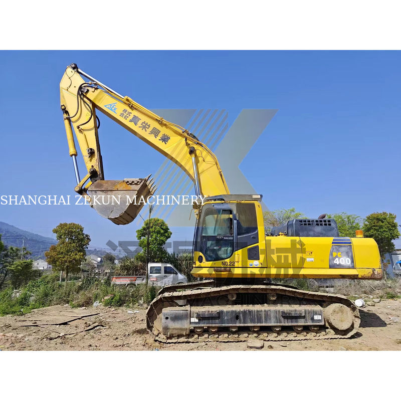 40 تن حفاری استفاده شده Komatsu PC400-7 حفاری در شانگهای 4000-6000 ساعت کار