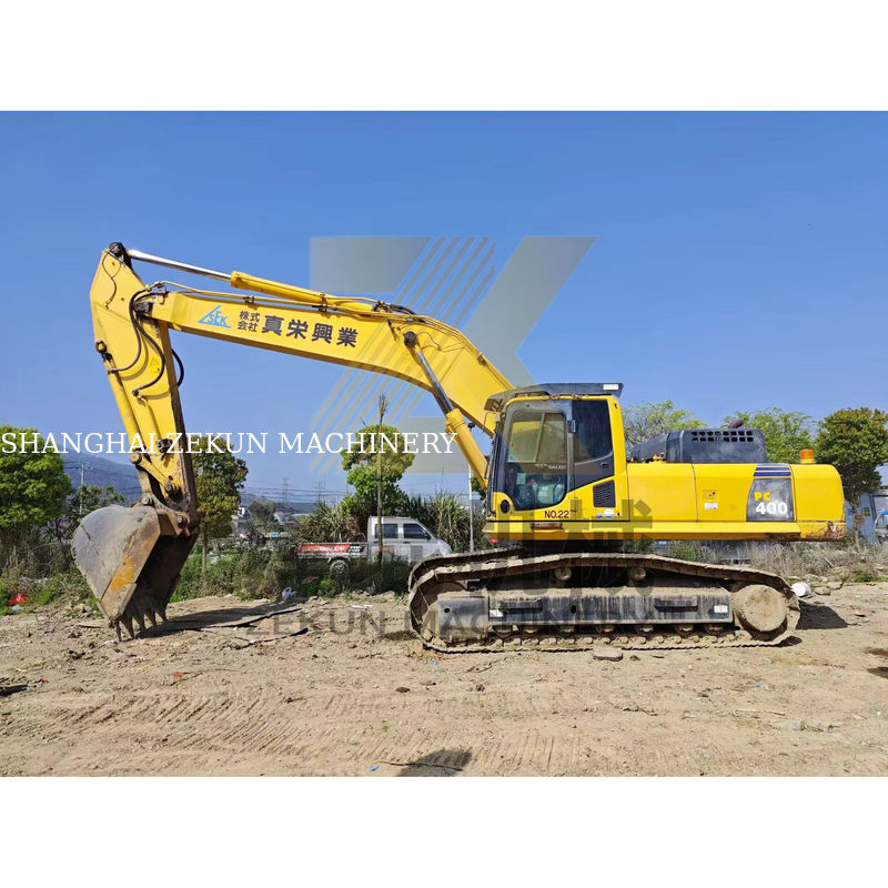 40 تن حفاری استفاده شده Komatsu PC400-7 حفاری در شانگهای 4000-6000 ساعت کار