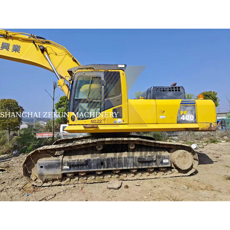 40 تن حفاری استفاده شده Komatsu PC400-7 حفاری در شانگهای 4000-6000 ساعت کار