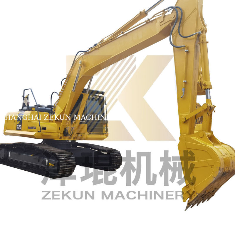 22 تن استفاده شده Komatsu 220 PC220 حفاری با ظرفیت سطل 1M3 و 1050 ساعت کار