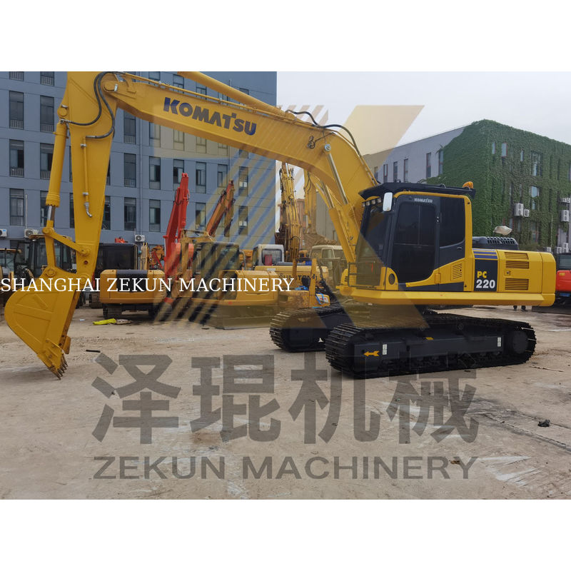 22 تن استفاده شده Komatsu 220 PC220 حفاری با ظرفیت سطل 1M3 و 1050 ساعت کار