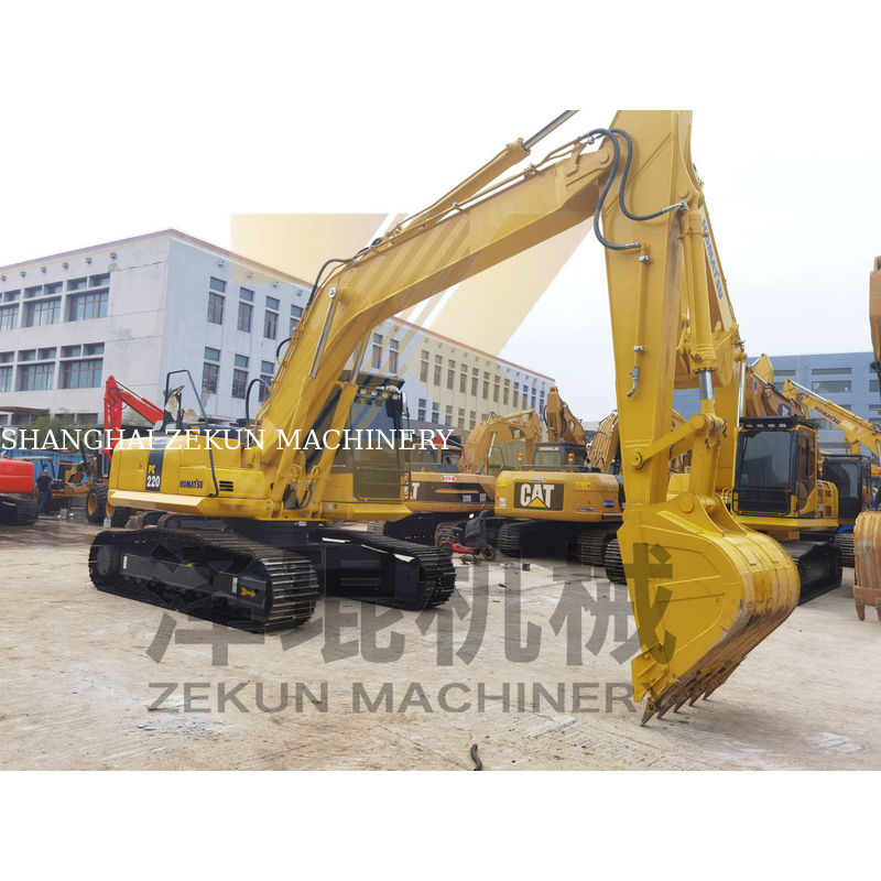 22 تن استفاده شده Komatsu 220 PC220 حفاری با ظرفیت سطل 1M3 و 1050 ساعت کار