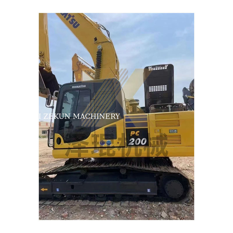استفاده شده کاماتسو PC200-8 PC200 Excavator زمین جابجایی ماشین با ظرفیت 0.8m3 سطل