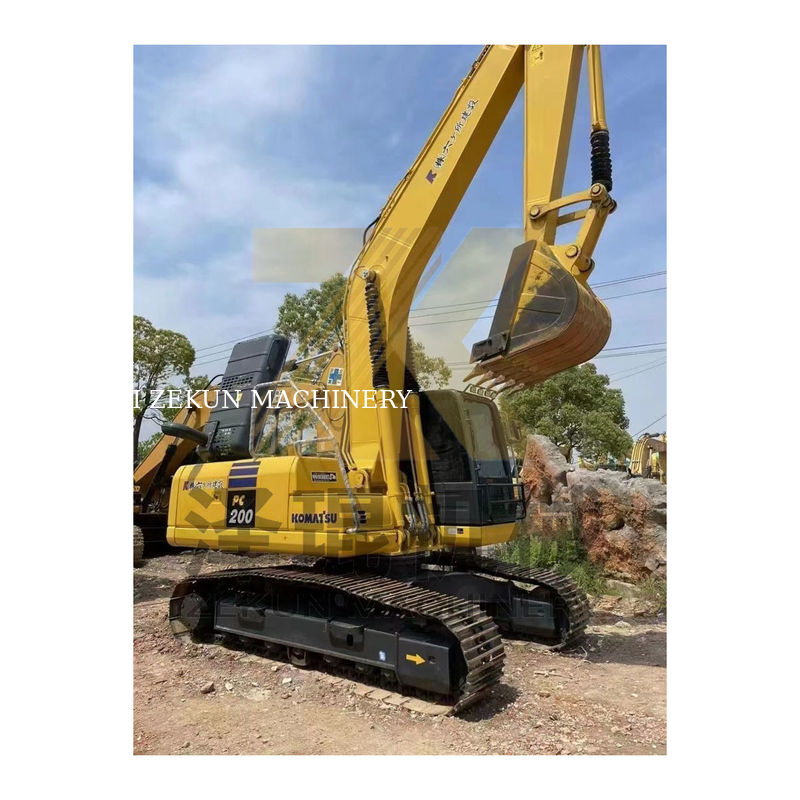 استفاده شده کاماتسو PC200-8 PC200 Excavator زمین جابجایی ماشین با ظرفیت 0.8m3 سطل