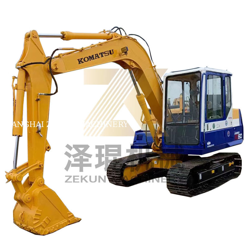 کاوشگر استفاده شده کاماتسو PC60-5 در حالت خوب با سایر سیلندر های هیدرولیک و در سال 2022