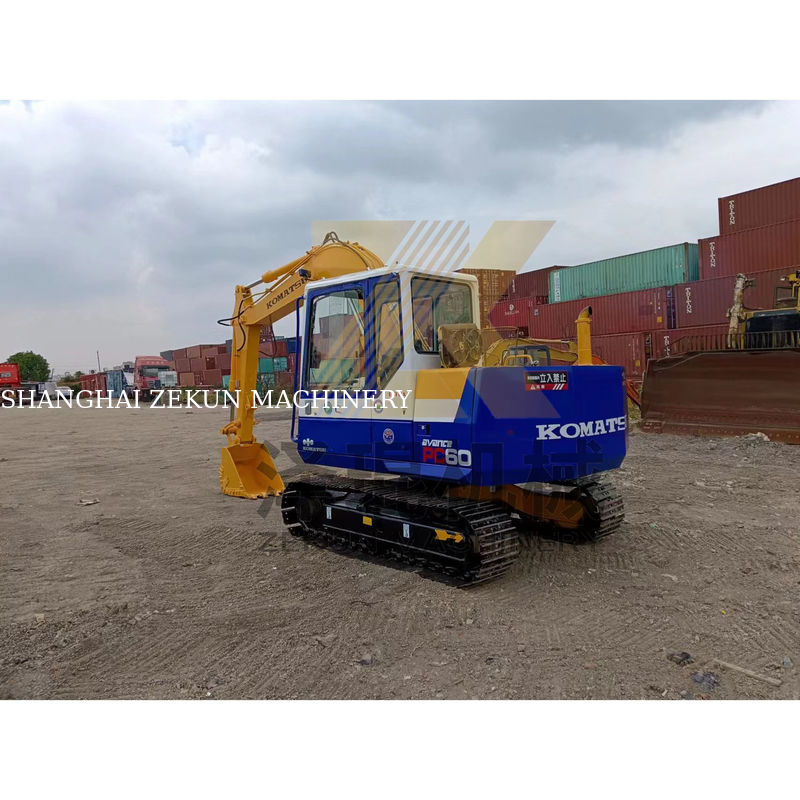 کاوشگر استفاده شده کاماتسو PC60-5 در حالت خوب با سایر سیلندر های هیدرولیک و در سال 2022