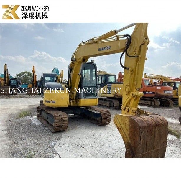 مینی تجهیزات ساختمانی کاوشگر کاوشگر 7 تن Komatsu PC78 PC78US-6 برای حفاری