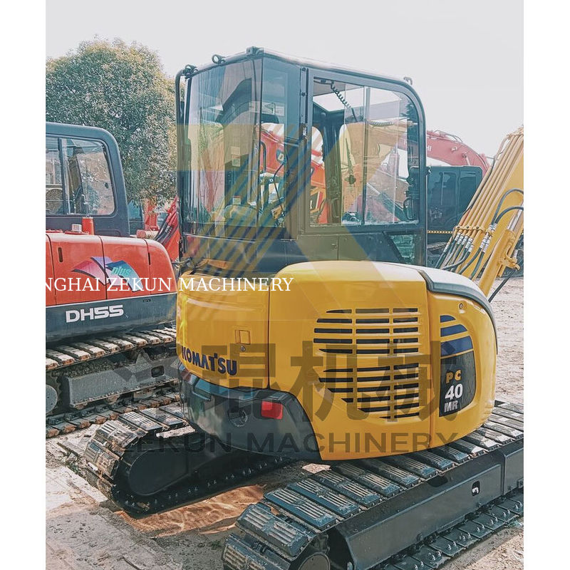 اندازه کوچک استفاده شده Komatsu PC 40 Excavator PC40MR-1 PC40MR-2 با ساعات کاری 2001-4000