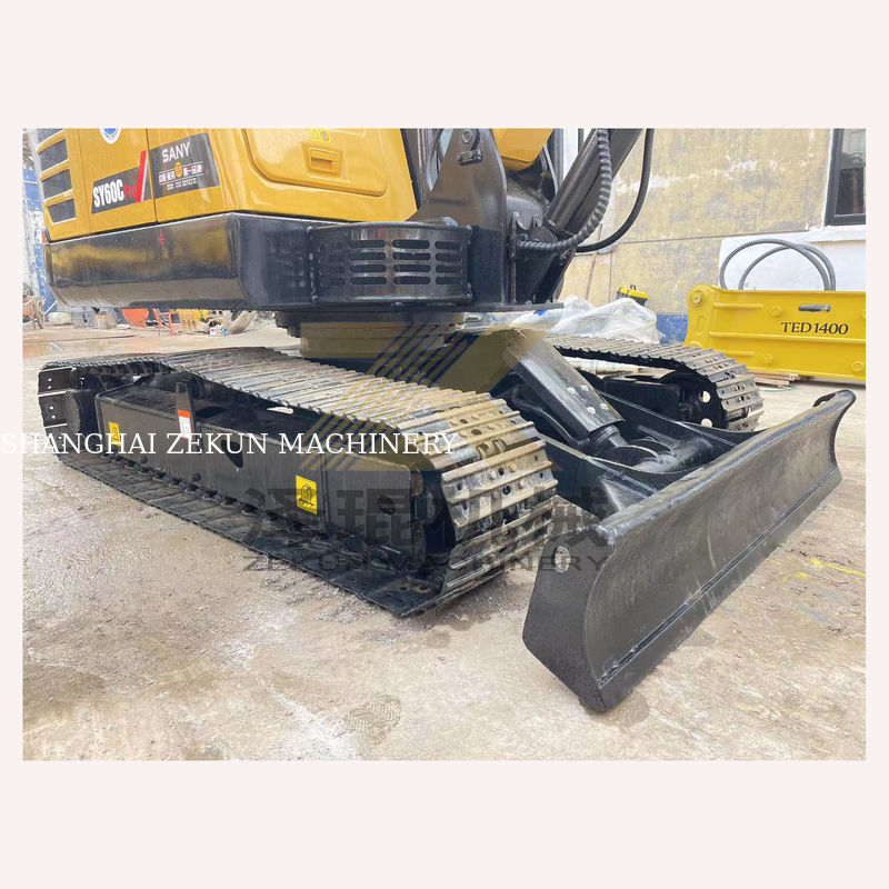 Sany SY60C Pro Crawler Excavator هیدرولیک با موتور Sany و 0-2000 ساعت کار