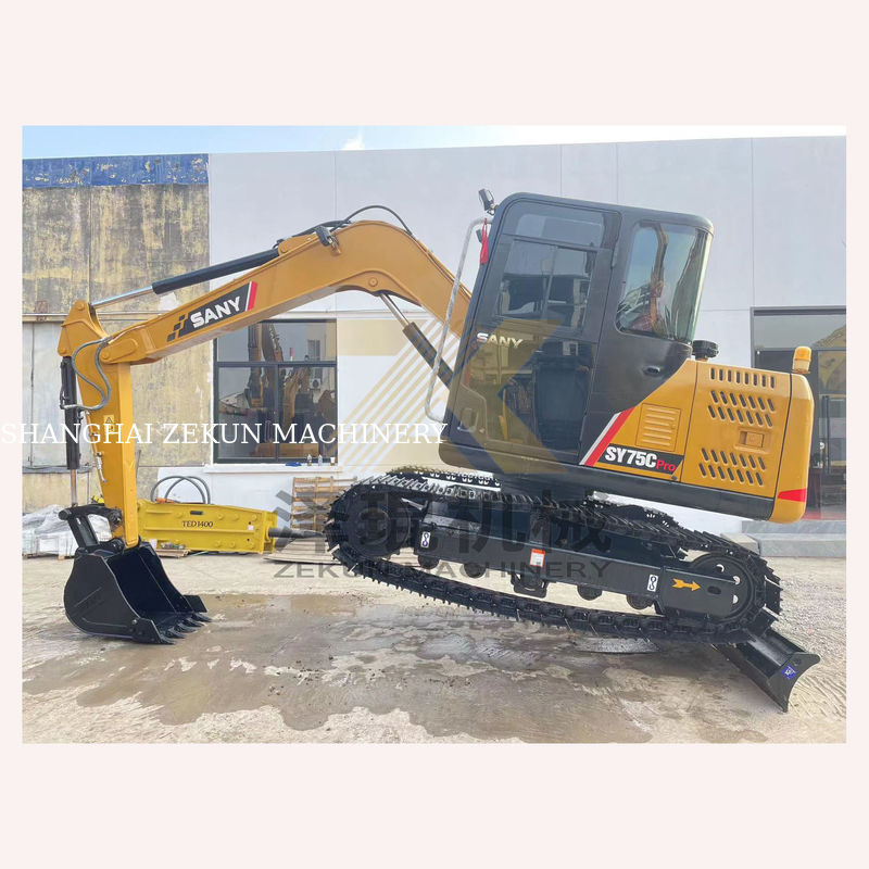 7500 کیلوگرم Sany SY75C Pro Excavator ترکیب کامل قدرت و کارایی