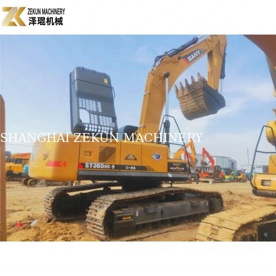 ساعت پایین ماشین آلات دست دوم حفاری استفاده شده Sany SY365 Excavator 365H SY365H Big 2020