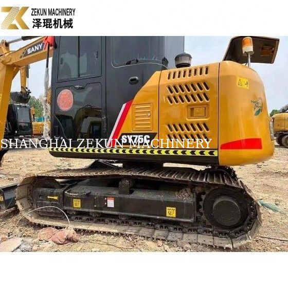 حفاری استفاده شده Sany SY75 با ظرفیت 0.28m3 و 2001-4000 ساعت کار