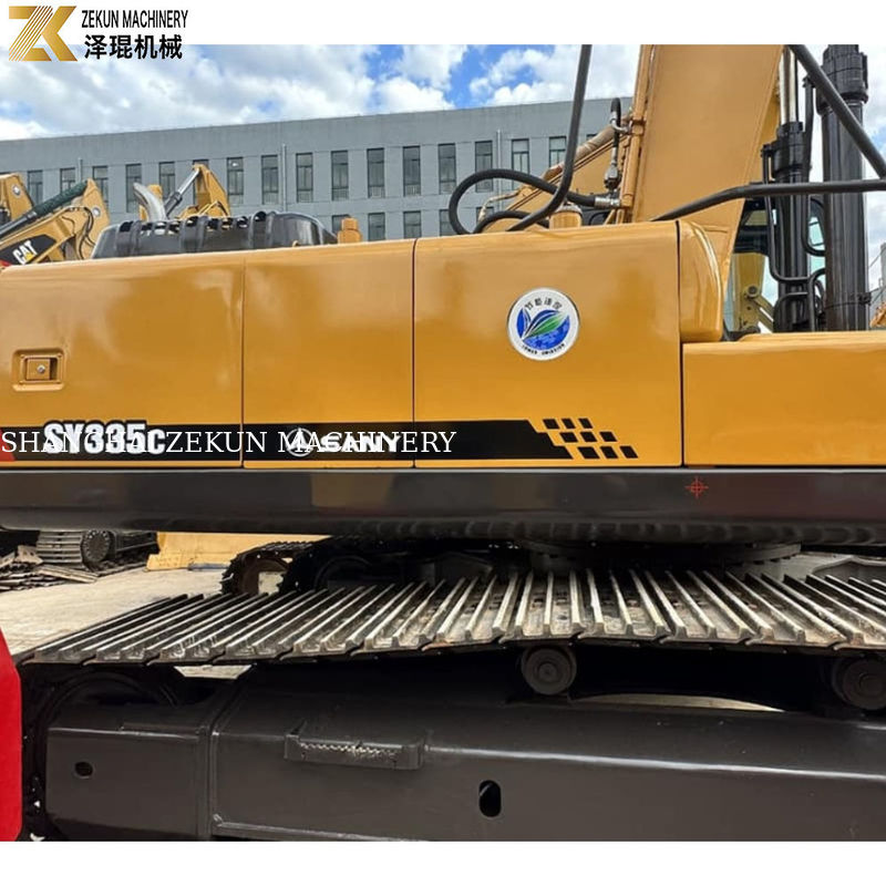 دستگاه حفاری Sany 335 اصلی استفاده شده در موتور Sany وزن ماشین 35000 KG