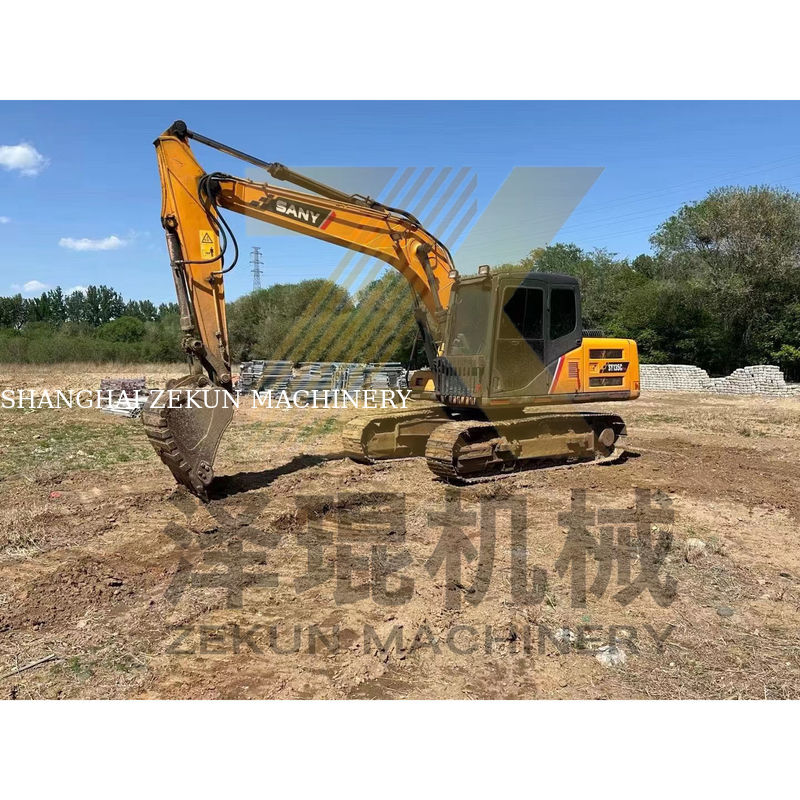 Sany SY135 Pro Crawler Excavator 0.6 m3 ظرفیت سطل 2001-4000 ساعت کاری استفاده شده